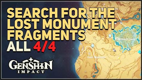 search for lost monument fragments.